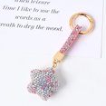 thumbnail image 3 of Llaveros de estrella NQ con borla de diamantes de imitación color aleatorio, 3 of 5