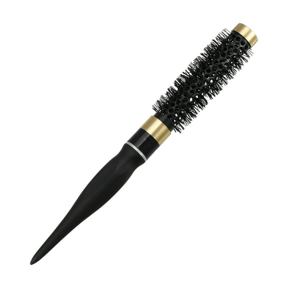 Unique Bargains Round Hair Brush Nano Thermal Ceramic for Hair Drying Styling Curling for Men and Women Black 20mm
