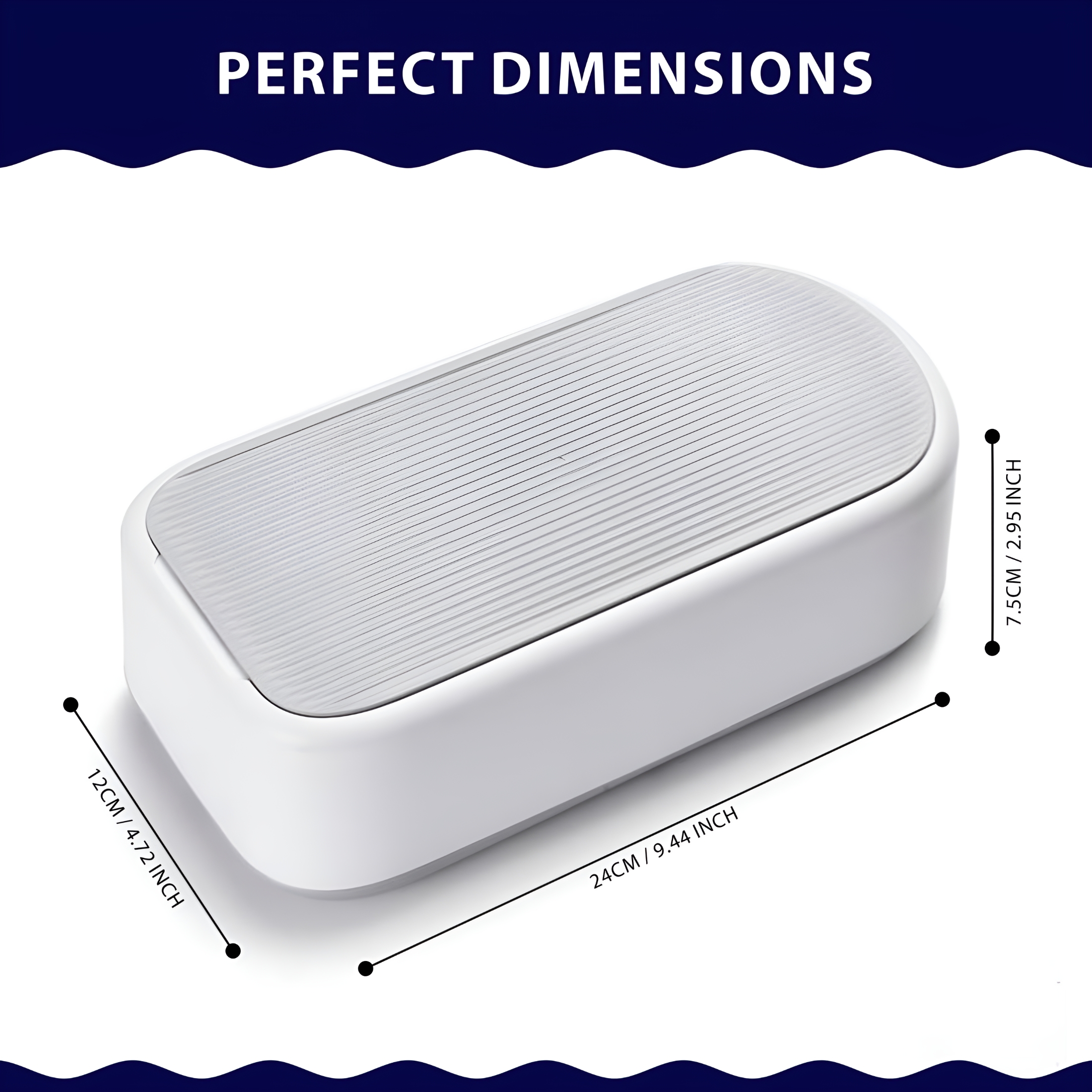 ACDANC 2026 New Ultrasonic Jewelry Cleaner Machine 48Khz, 640Ml Tank with Timer & Accessories for Jewelry Cleaning, Glasses Cleaning, Watch Cleaning, Denture Cleaning