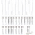 thumbnail image 1 of 50 Pack 1ml Plastic Graduated Tube Mini Clear Essential Oils Sample Bottles with 10pcs Plastic Droppers for Essential Oils Chemistry Lab Chemicals Perfumes Cosmetic Liquid, 1 of 7