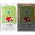 thumbnail image 2 of Caroline's Treasures BB8680CNL Merry Christmas Tree and Stripes Ceramic Night Light, 6x4x3", multicolor, 2 of 2