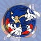 thumbnail image 4 of Broche láser de Sonic The Hedgehog, periférico de juego, pin redondo de 5,8 cm para mujeres, hombres, estudiantes de anime, regalo creativo, insignia colgante, 4 of 5