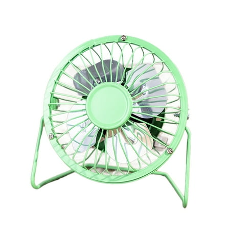 

jiawei Mini Fan Mute Reusable Metal USB Powered Desk Fan Appliance for Home