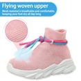 thumbnail image 3 of Cyiecw Sock Shoes for Kids Boys Girls Breathable Lightweight Sneakers High Top Slip on Shoes Athletic Walking Shoes(Toddler/Little Kid/Big Kid), 3 of 7