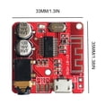 thumbnail image 2 of Módulo estéreo inalámbrico 5.0 compatible con Bluetooth DC 3.7-5V para bricolaje Rojo Sywqhk Para estrenar, 2 of 2