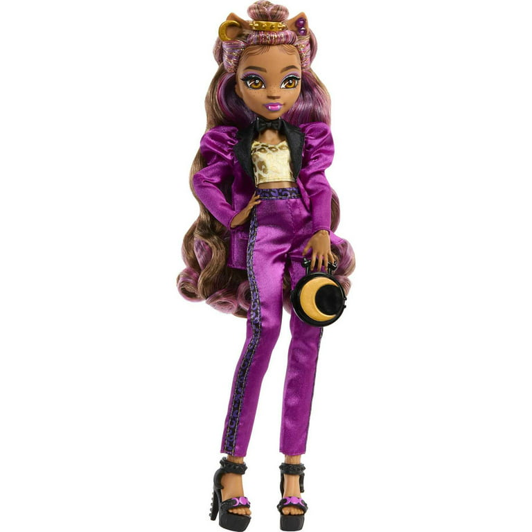 Monster High Clawdeen Wolf Doll in Monster Ball Party Fashion with  Accessories