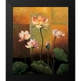 thumbnail image 2 of Deveraux, Jill 15x17 Black Modern Framed Museum Art Print Titled - Lotus, 2 of 5