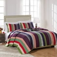 thumbnail image 2 of Global Trends Miranda 100% Cotton Multicolor Reversible Quilt Set, 2-Piece Twin/Twin XL, 2 of 6
