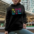 thumbnail image 2 of Tap Dancing Makes Me Happy Merch Gift Ideas for Dancers Black Hooded Sweatshirt or Hoodie, 3XL, 2 of 5