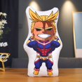 thumbnail image 1 of My Hero Kawaii Cartoon Anime Plush Toys Bakugou Katsuki Todoroki Shoto Midoriya Izuku Bolster Plush Boku Academia Pillow5 Deng Xun unisex, 1 of 2