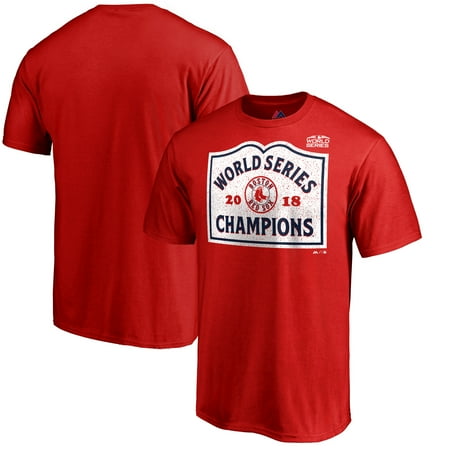 Red Sox World Series Champions Boston Red Sox Majestic 2018 World Series Champions Entering Boston Big & Tall T-Shirt - Red ()