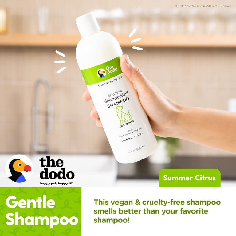 The Dodo Tearless Deodorizing Dog Shampoo with Baking Soda and