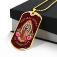 thumbnail image 3 of Nuestra Señora De Guadalupe Luxury Dog Tag Necklace - Graphic Military Dog Tag Necklace (Optional Personalized Engraving), 3 of 5