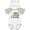White & Heather w/ Ears, variant on Inktastic Pops Little Caddy with Golf Club and Ball Boys or Girls Baby Bodysuit