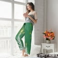 thumbnail image 6 of Picia Christmas Green Womens Soft Woven Cotton Elastic Waistband Sleep Pajama Pant Lounge Sleep Pant With Pockets And Drawstring-XX-Large, 6 of 9
