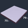 thumbnail image 5 of Deco Home 3 Inch King Memory Foam Mattress Topper, Relaxing Infused Lavender Scent, Extra Soft, Ventilated Air Flow, 5 of 10