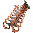 thumbnail image 5 of 8.2ft 10 Steps Orange Wall Mounted Loft Narrow Wall Ladder Wall Mounted Attic Ladder Pull Down Attic Stairs, 5 of 8