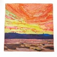 thumbnail image 1 of Pure Silk Scarf Painting Sunset, 1 of 8