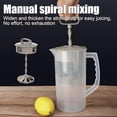 thumbnail image 6 of Rirozkan Mixing Pitcher, Cold Brew Coffee Maker with Plunger, Leakproof Drink Container, Wide Mouth Iced Tea Pitcher 1.8 Liter, 6 of 6