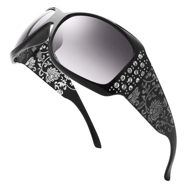 Gafas de sol The Fresh Trendy Classic L702-Crystal negro/floral