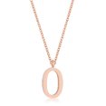 thumbnail image 1 of Precious Stars Collier Initial en Acier Inoxydable Or Rose, 1 of 1