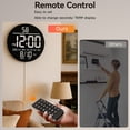 thumbnail image 2 of Reloj de pared JALL 10 grande digital con alarma y temporizador de cuenta regresiva, 2 of 9