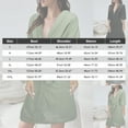 thumbnail image 3 of yunLCZ Under $10 Pajama Set for Women Women's Cotton Nightgown Sleepwear Short Sleeves Shirt Casual Sleepdress Beige L, 3 of 7