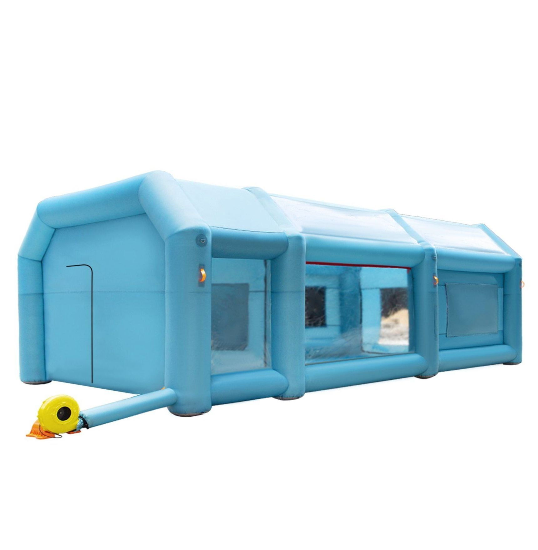 Inflatable Paint Booth 28x15x10ft, Car Paint Tent with Filter System & Blowers, Auto Paint Spray Booth, Portable Workstation for Car Repair & DIY Projects