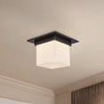 thumbnail image 3 of Alora Lighting FM356085UBOP Mineral 8" Wide Flush Mount Square Ceiling Fixture - Urban, 3 of 7