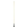 Rubbermaid Commercial RCP M116 60" Snap On Wood Dust Mop Handle, Natural