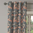 thumbnail image 3 of Ambesonne Grommet Curtain, , 50"x84", Blush Dark Grey and Salmon, 3 of 5