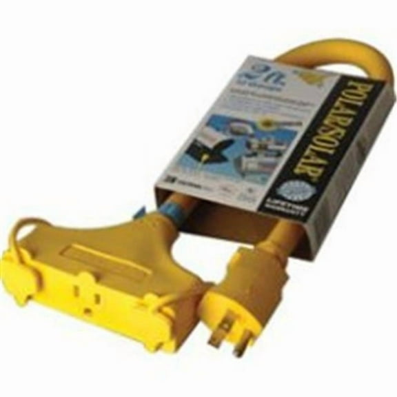 Coleman Cable 100' 12-3 Yellow Polar-Solar Plus W-Power Ligh
