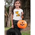 thumbnail image 2 of Halloween Giraffe And Pumpkin T-Shirt Toddler -Image by Shutterstock,  2 Toddler, 2 of 4