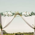 thumbnail image 4 of Hanging Floral Swag Wedding Arch Flowers Garland Artificial Rose Rattan for Wall 8, 4 of 9