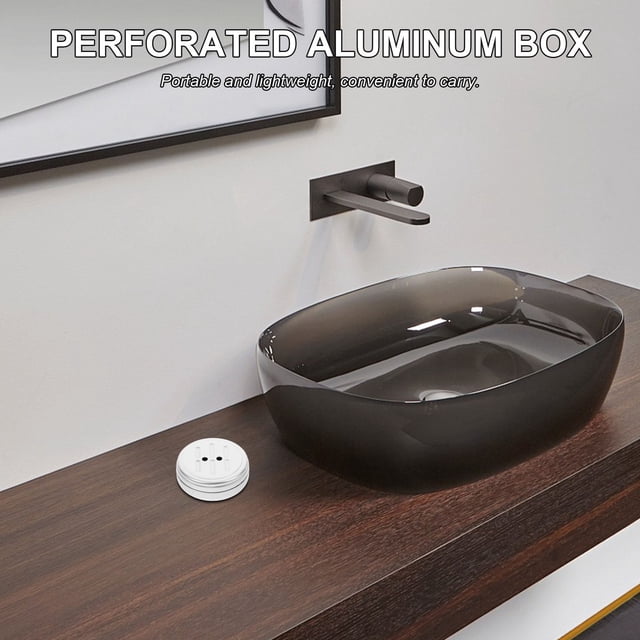 unbranded De Aluminio Redondo Plateado Para Guardar Bálsamos Velas Y Muestras