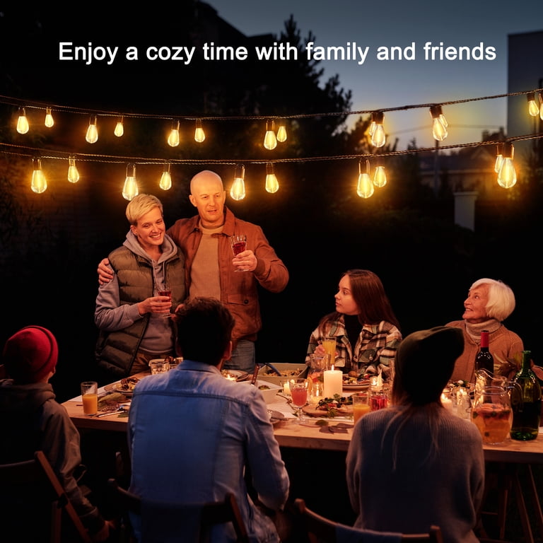 Daybetter 100ft Outdoor String Lights with 24 LED Bulbs photo 3
