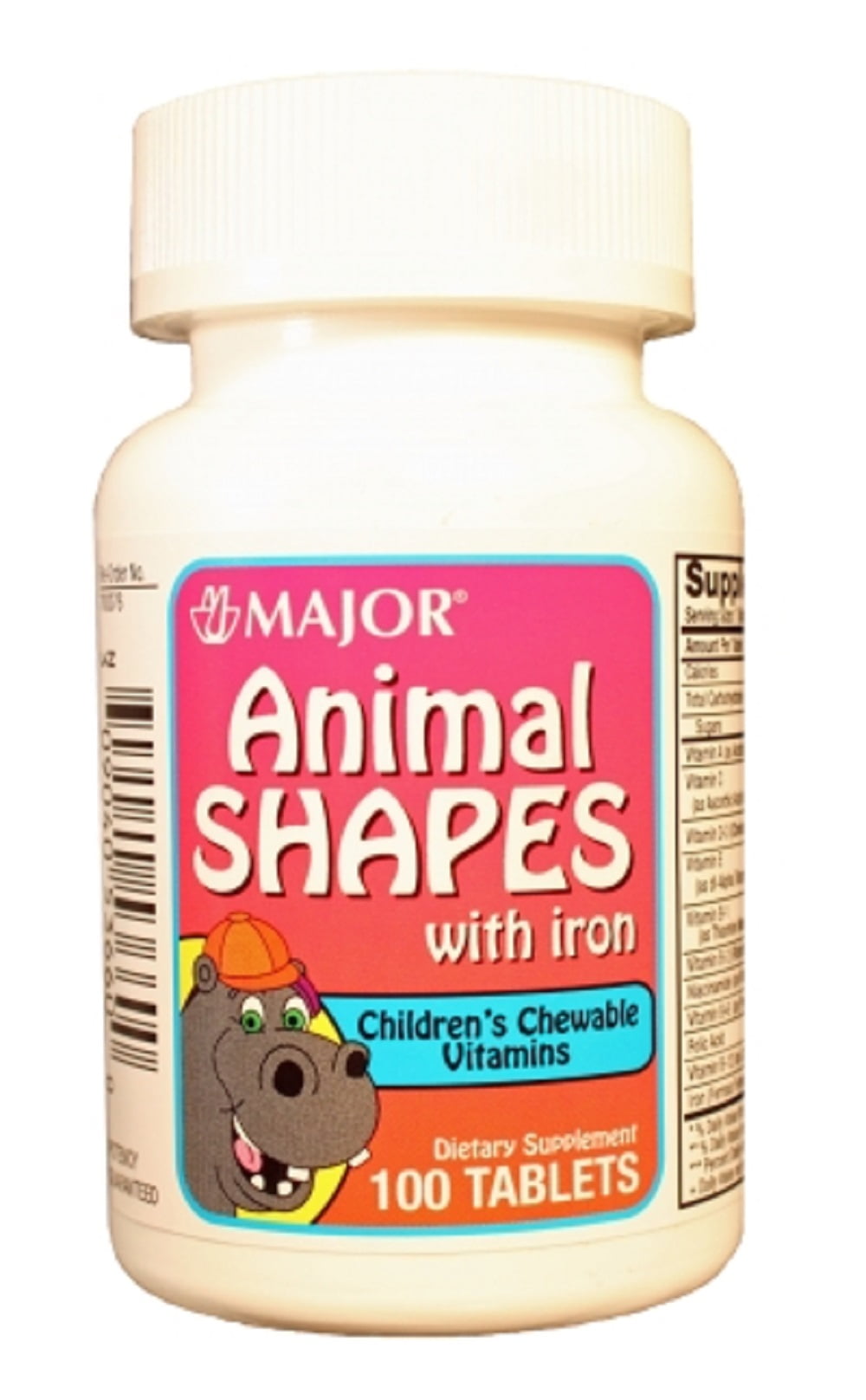 Major Animal Shape Children's Multivitamin with Iron ... Major Animal Shape Children's Multivitamin with Iron ...