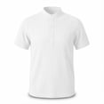 thumbnail image 4 of Mens Knit Henley Pullover Shirts Short Sleeve Ribbed Textured Shirt Casual Vacation Beach Shirts White, 4 of 6