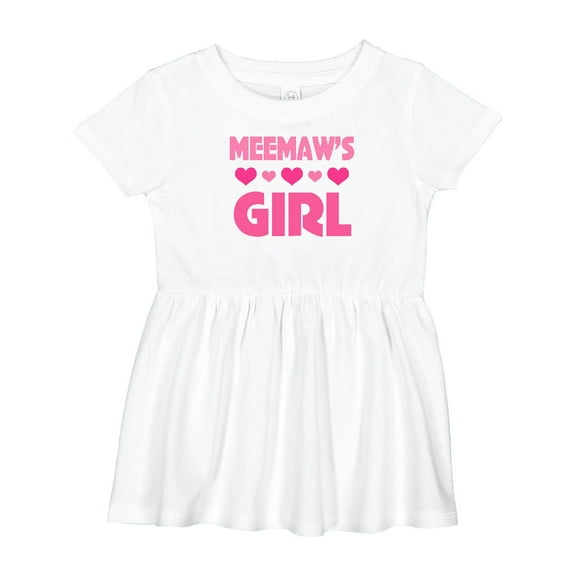 Inktastic Meemaw Girl Granddaughter Girls Baby Dress