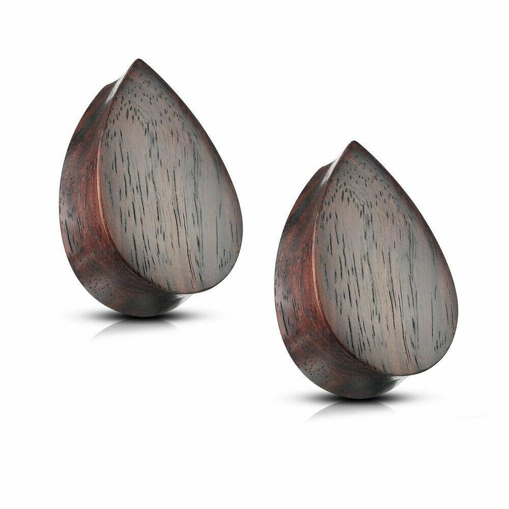 PAIRCoco & Sono Wood Fused Organic Double Flared Ear Plugs