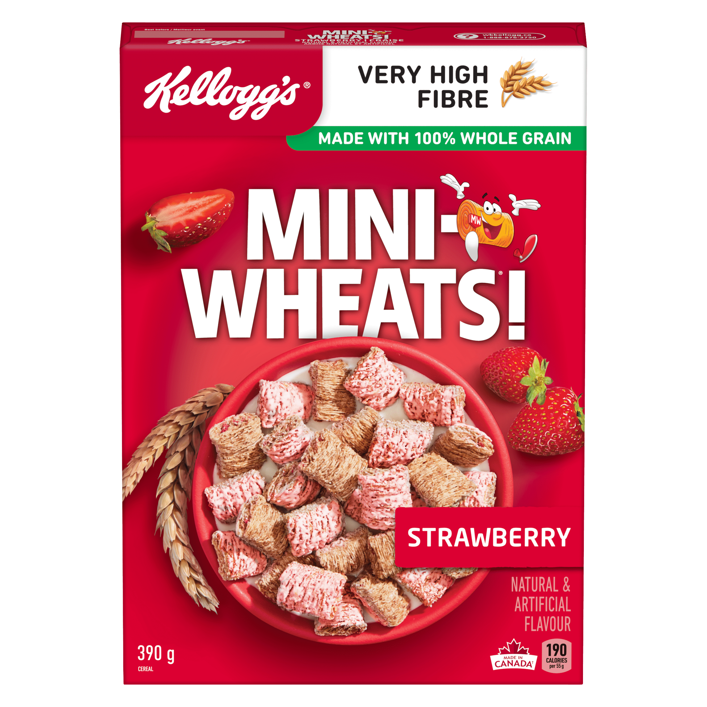 Mini-Wheats® Strawberry Flavour 390g, Mini-Wheats® Strawberry Flavour 390g