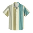 thumbnail image 3 of Yiaimeir Summer Hawaiian Shirt For Men Vintage Clothes Short Sleeve Cardigan,Size M-4XL, 3 of 4