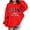 Red, variant on Ulitacool Toddler Girl Sweatshirt Long Sleeve Top Cartoon Pattern Crewneck Hoodies Fashion Wear 4-5 Years Black