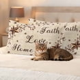 thumbnail image 3 of Brown Farmhouse Outdoor Waterproof Pillow Covers, Retro Country Stars Rustic Branches Berry Decorative Rectangle Throw Pillowcase Sofa Cushion Sham for Patio/Couch/Chair, 20"x12" 2 Pack, 3 of 8