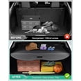 thumbnail image 3 of Powerty Cargo Cover for 2020-2025 2026 Toyota Highlander, Carbon Fiber Texture Trunk Cover Retractable Rear Trunk Cargo Luggage C, 3 of 6
