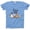 Carolina Blue, variant on Chick or Treat Halloween T-Shirt, Funny Chicken Costume Tee, Cute Farm Animal Graphic Shirt, Spooky Season Gift, Fall Pumpkin Trick or Treat Top