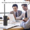 thumbnail image 4 of 16GB Multifunctional Digital Voice Recorder with MP3 Player - 1536kbps PCM Linear Recording, 48H Continuous Recording, One-Touch Operation, Compact 47x19mm Design, USB Type-C, Built-in DAC,, 4 of 6