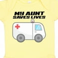 thumbnail image 4 of Inktastic My Aunt Saves Lives Ambulance Boys or Girls Baby Bodysuit, 4 of 5