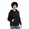 thumbnail image 2 of ororo Heated Fleece Hoodie for Men and Women with Battery, Unisex Heating Zip-Up Hoodie Jacket (Jet Black, M), 2 of 9