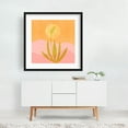 thumbnail image 2 of Agave In Moonlight - Painting Abstract Minimalist Boho Nature Desert Pastel Botanical Black Framed Wall Art Print 12 x 12 inches, 2 of 3